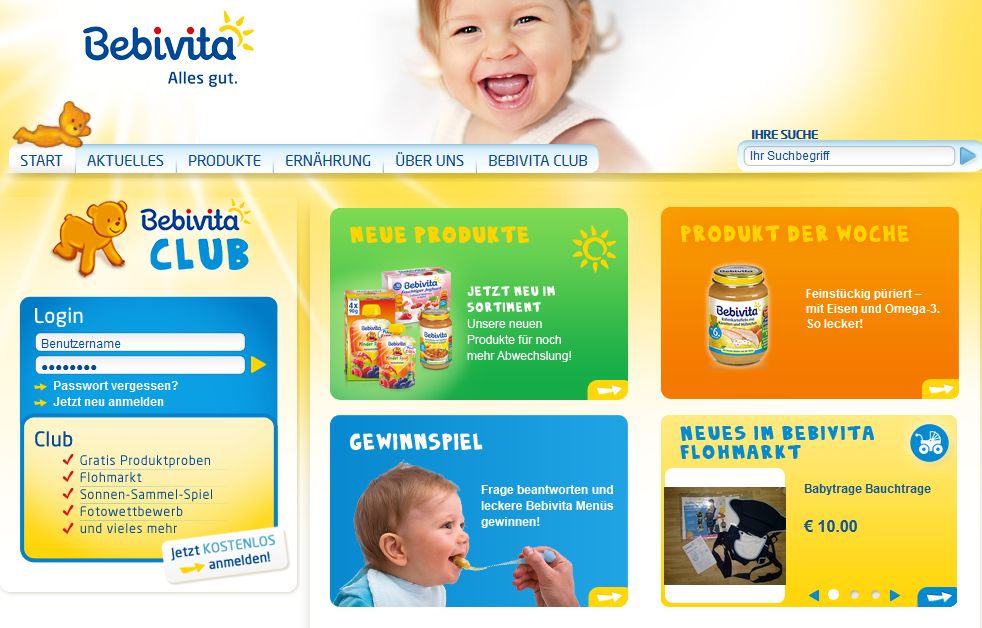 Bebivita produkte gratis testen