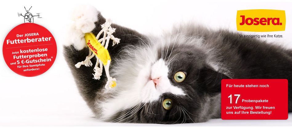 Katzenfutter kostenlos