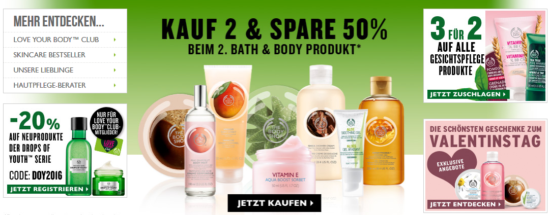Happy Valentine mit The Body Shop Gutscheinen 19 Gutschein Bodyshop