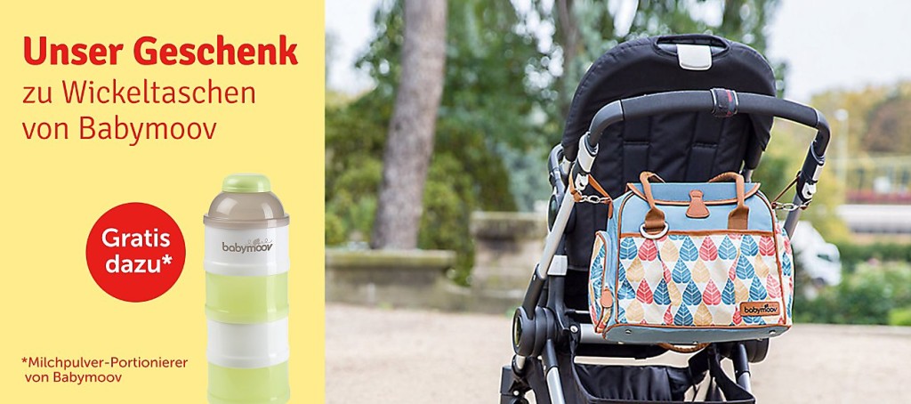 BAbymoov Wickeltasche inklusive Mytoys Gratisartikel