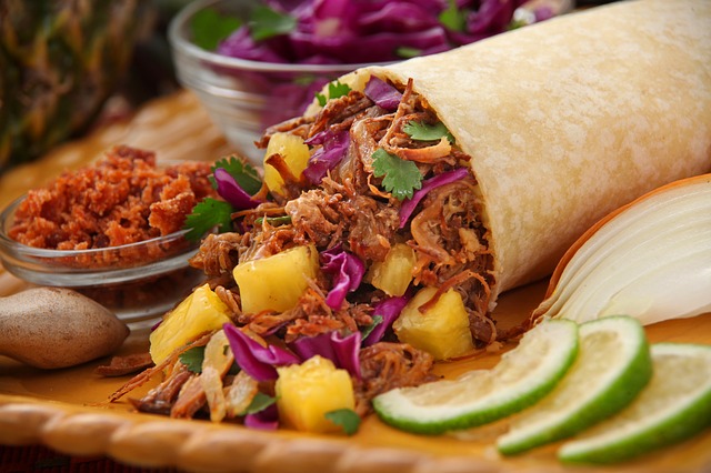 Ein gefüllter Burrito | Rabatte Coupons