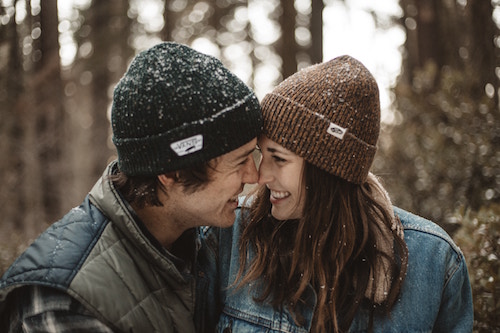 Ein Paar im Herbst | Lands' End Gutschein