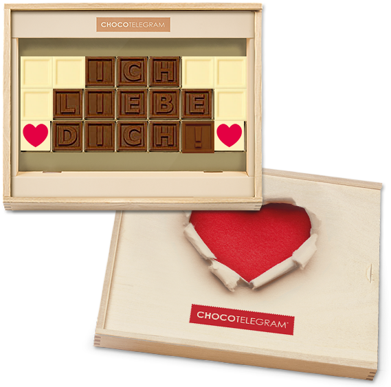 Mit dem Chocotelegram verschenkt ihr Liebe die durch den Magen geht
