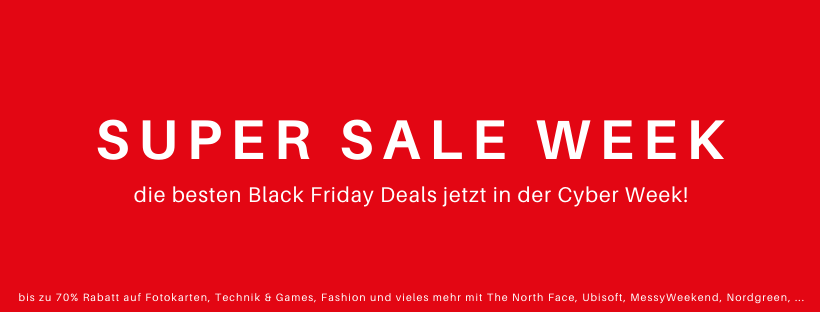 Black Friday Deals 2020 | Super Sale Week auf Rabatt-Coupon