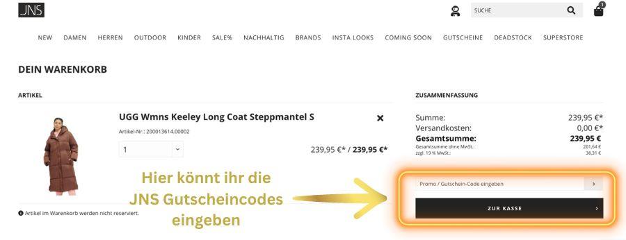 JNS Gutschein