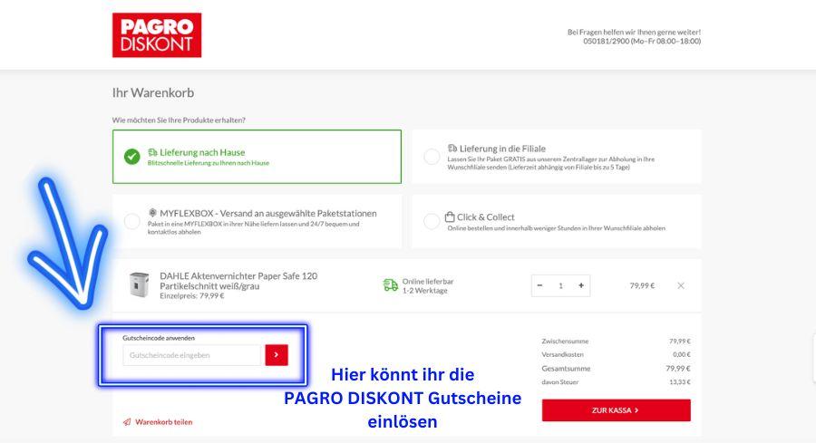 PAGRO DISKONT Gutschein