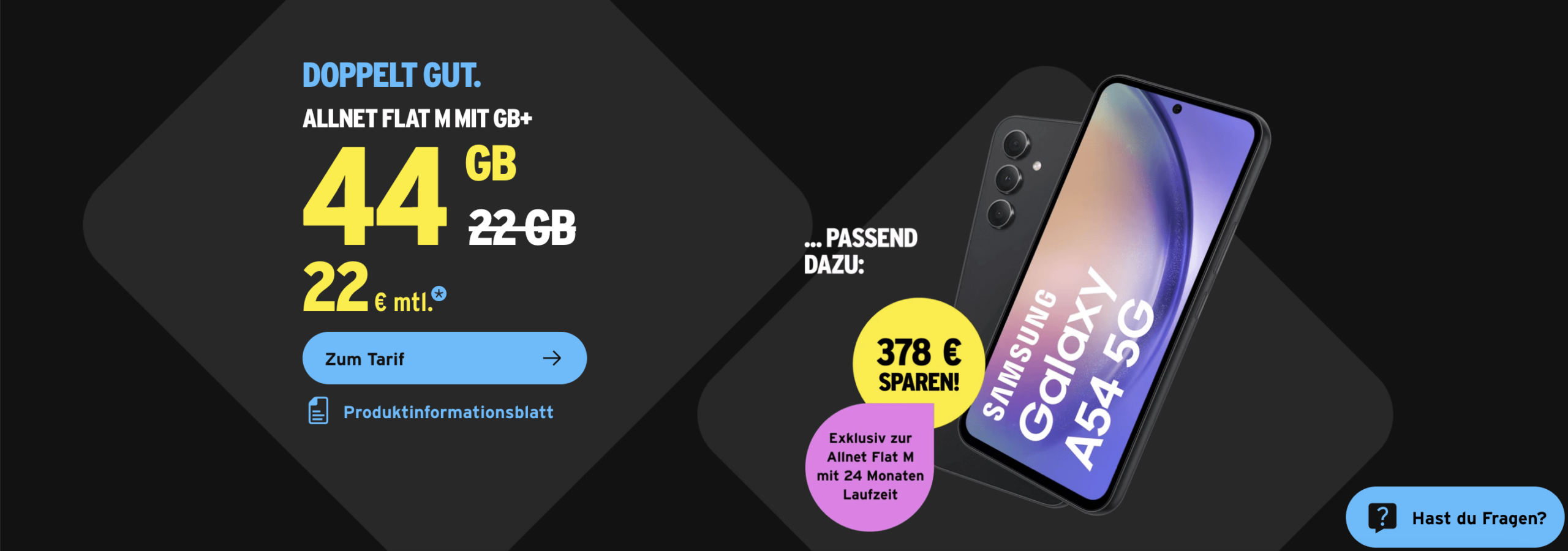 Allnetflat M von Congstar mit 44GB zum BlackFriday | congstar Black Week | congstar allnet flat | www.rabatt-coupon.com