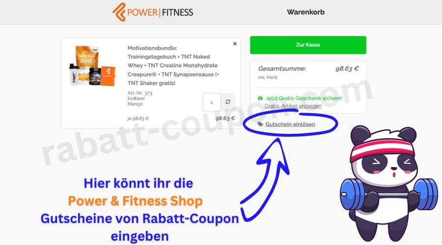Power & Fitness Shop Gutschein
