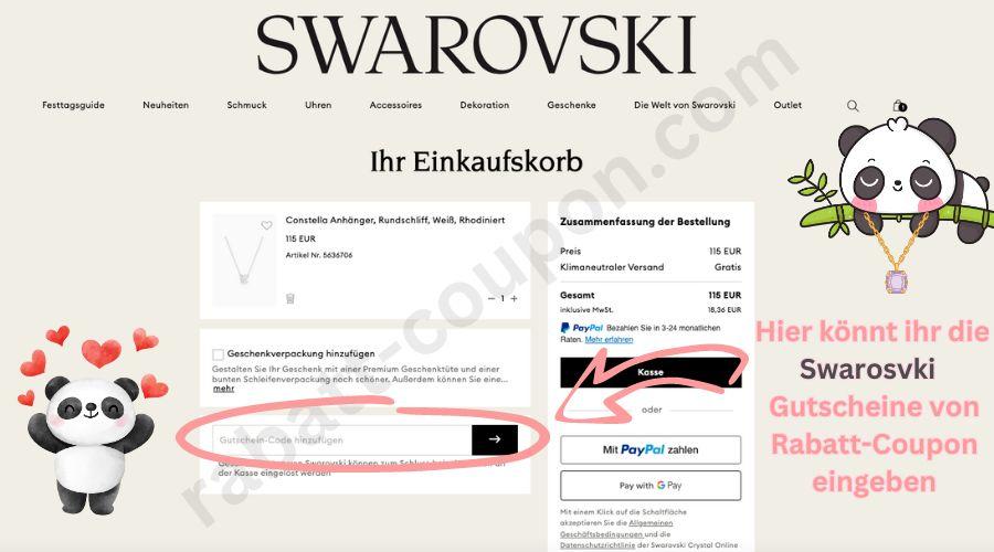 Swarovski Gutschein