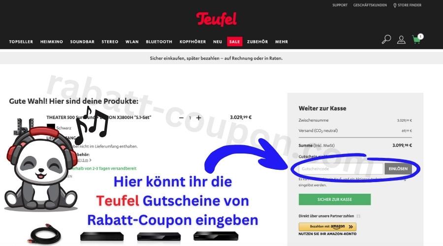 Teufel Gutschein