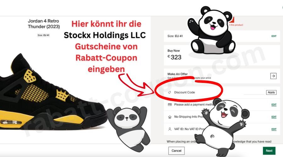 Stockx Holdings LLC Gutschein