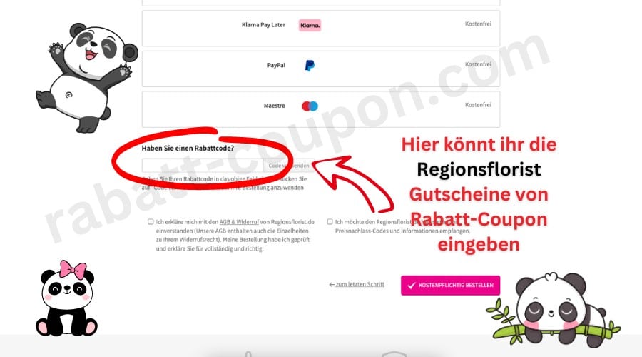 Regionsflorist Gutschein