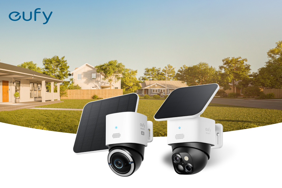 Eufy bietet Kameras mit Solarpanels