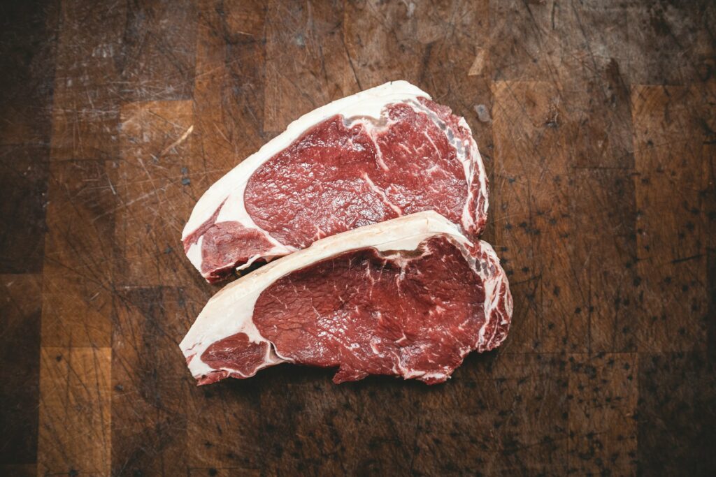 Zwei Steaks