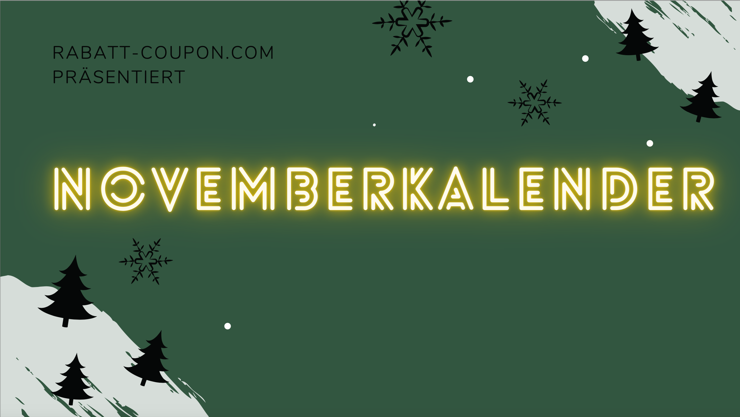 November Kalender | Rabatt-Coupon.com | Überall sparen mit Gutscheinen