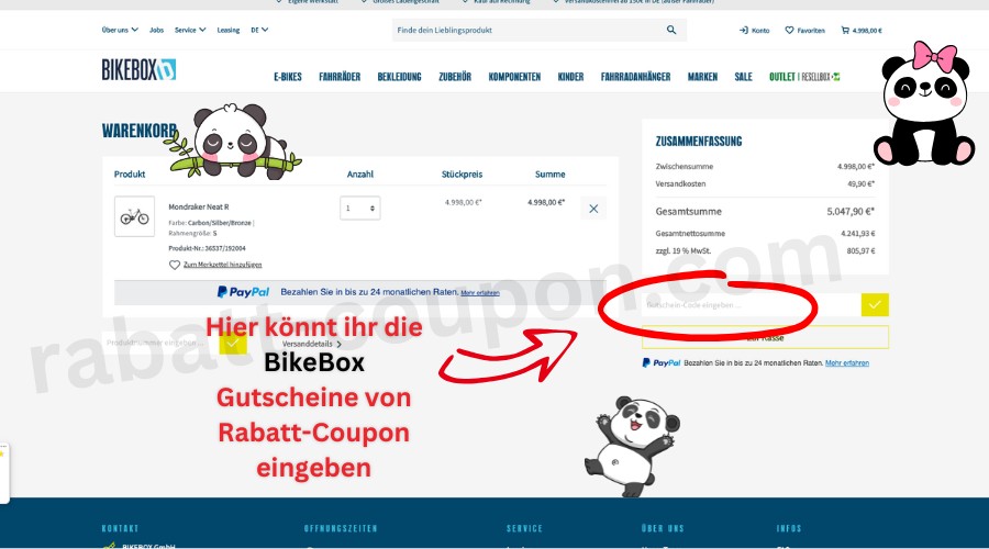 BikeBox Gutschein