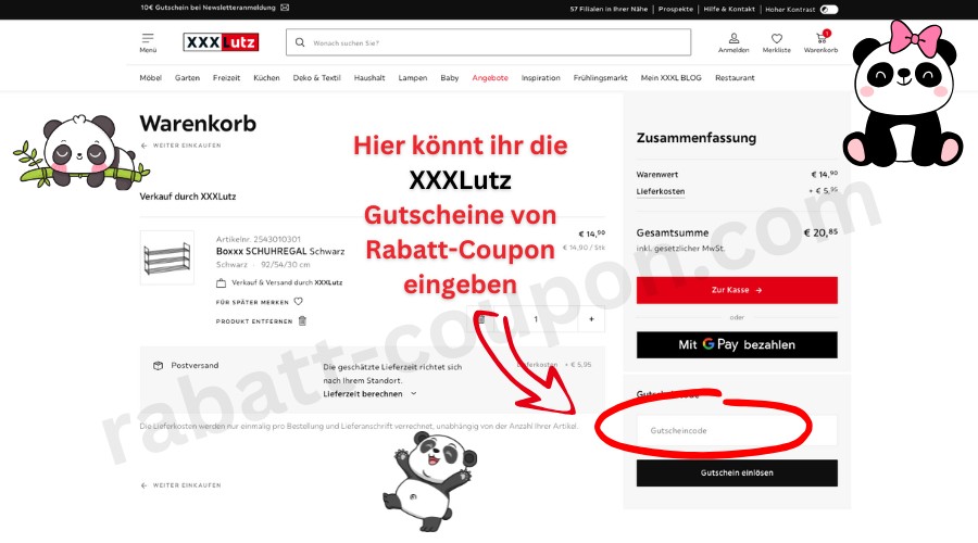 XXXLutz Gutschein
