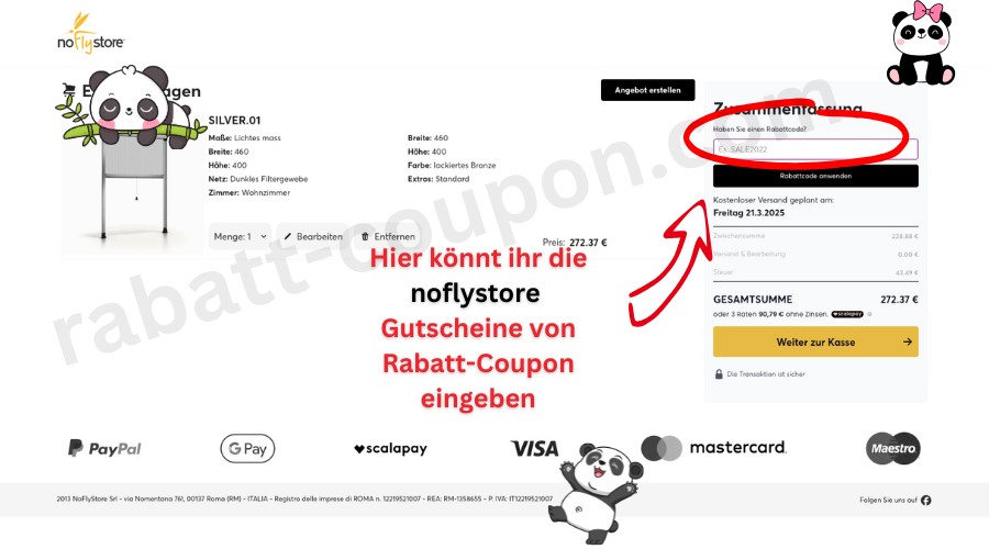 noflystore Gutschein