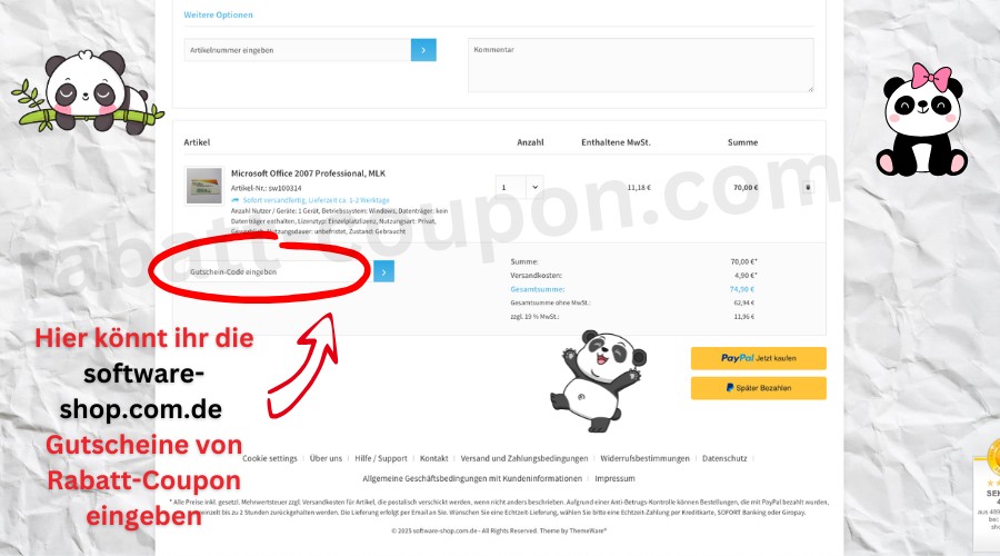software-shop.com.de Gutschein